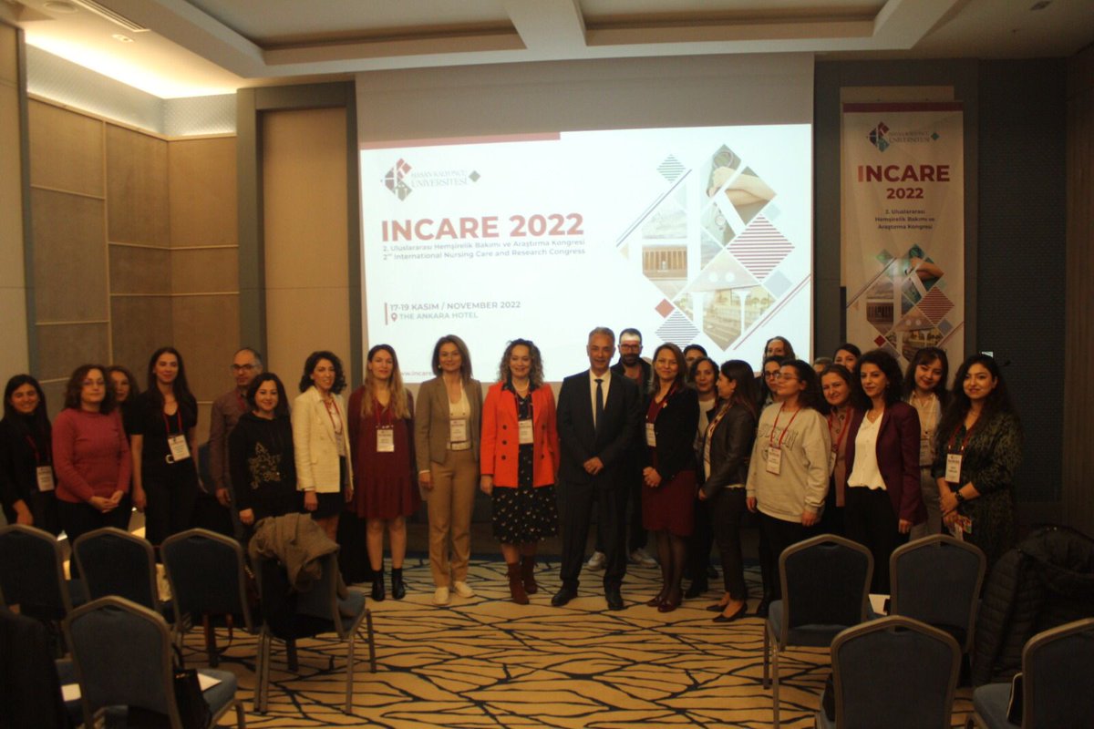 hkunv's tweet photo. 📌@hku_saglikbil Hemşirelik Bölümü tarafından Ankara’da düzenlenen 2. Uluslararası Hemşirelik Bakımı ve Araştırma Kongresi’nde (International Nursing Care and Research Congress 2022 – INCARE’2022) hemşirelik bakımının geleceği masaya yatırıldı. 

⏬👇⏬
https://t.co/nX5sYZwwlE https://t.co/wwyLm9XwJD