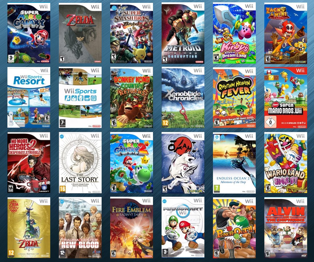 Nintendo wii games