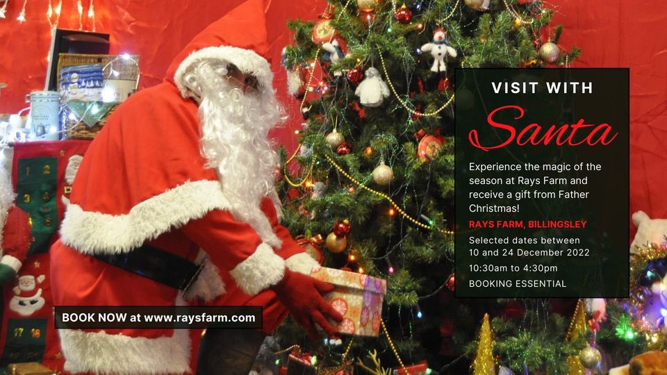 🎅🏼!!! 3 WEEKS TODAY!!!🎅🏼

Christmas starts at <a href="/raysfarmpark/">Rays Farm</a> on 10 December. See Santa in his workshop, enjoy our full-size Nativity scene, and visit Frosty, our real-life Reindeer in his winter quarters.

Booking is essential and slots are selling fast! raysfarm.com/book-online-no…