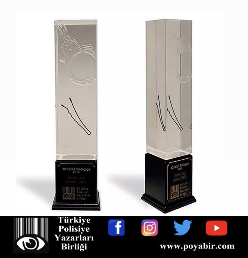 Beşinci Kristal Kelepçe Ödülleri için başvuru süreci başladı!
Polisiye edebiyatımızın roman ve öykü kitabı dallarında verilecek muteber ve müstesna ödüllerinin katılım şartnamesini edinmek için poyabir@gmail.com adresine bir talep e-postası yollamak yeterli.
Başarılar dileriz.
