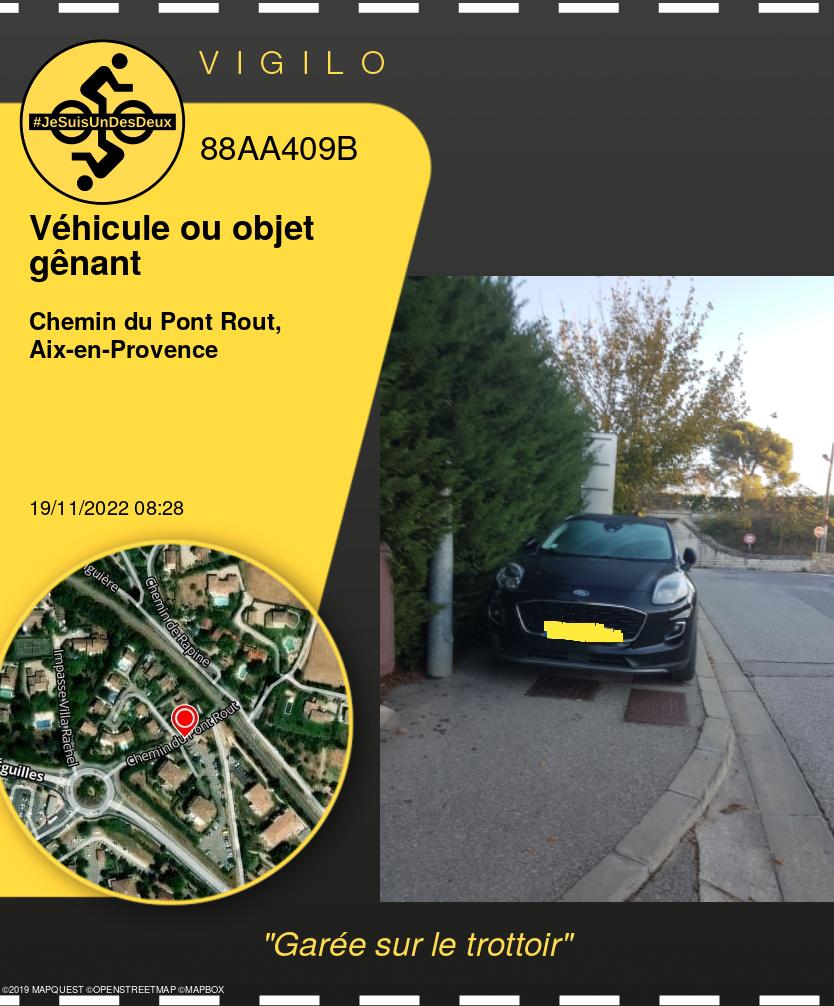 VigiloAMPM's tweet photo. Garée sur le trottoir 

Détails : https://t.co/h1OLJwFlbv

#AMPMétropole #Aix-en-Provence https://t.co/q0IZVCoOUN