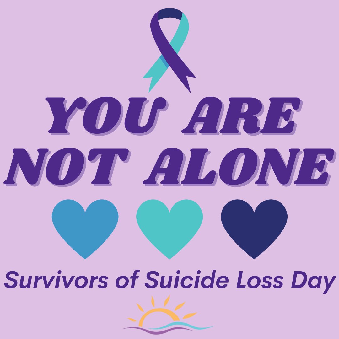Today is a day when the friends and family of those who have died by suicide can join together for healing and support. Remember that you are not alone <3 #SurvivorsOfSuicideLossDay #SurvivorsOfSuicideLossDay2022 #YouAreNotAlone #DVawareness #SAawareness