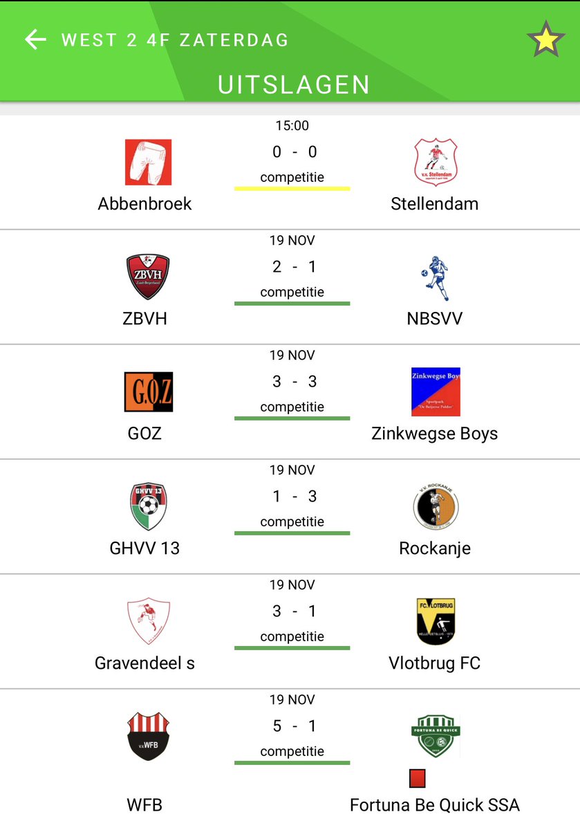 WFB 1 Live verslag tweet media