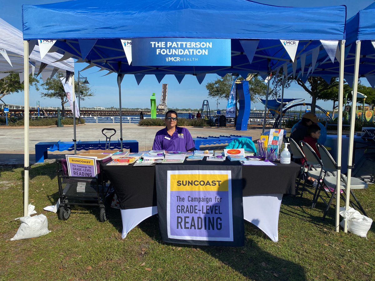 The Patterson Foundation 
 <a href="/SuncoastCGLR/">Suncoast GL Reading</a>  <a href="/readingby3rd/">Campaign for Grade-Level Reading</a> <a href="/JoinVroom/">Vroom</a>

Come see us today at Rossi Park in Bradenton!!!