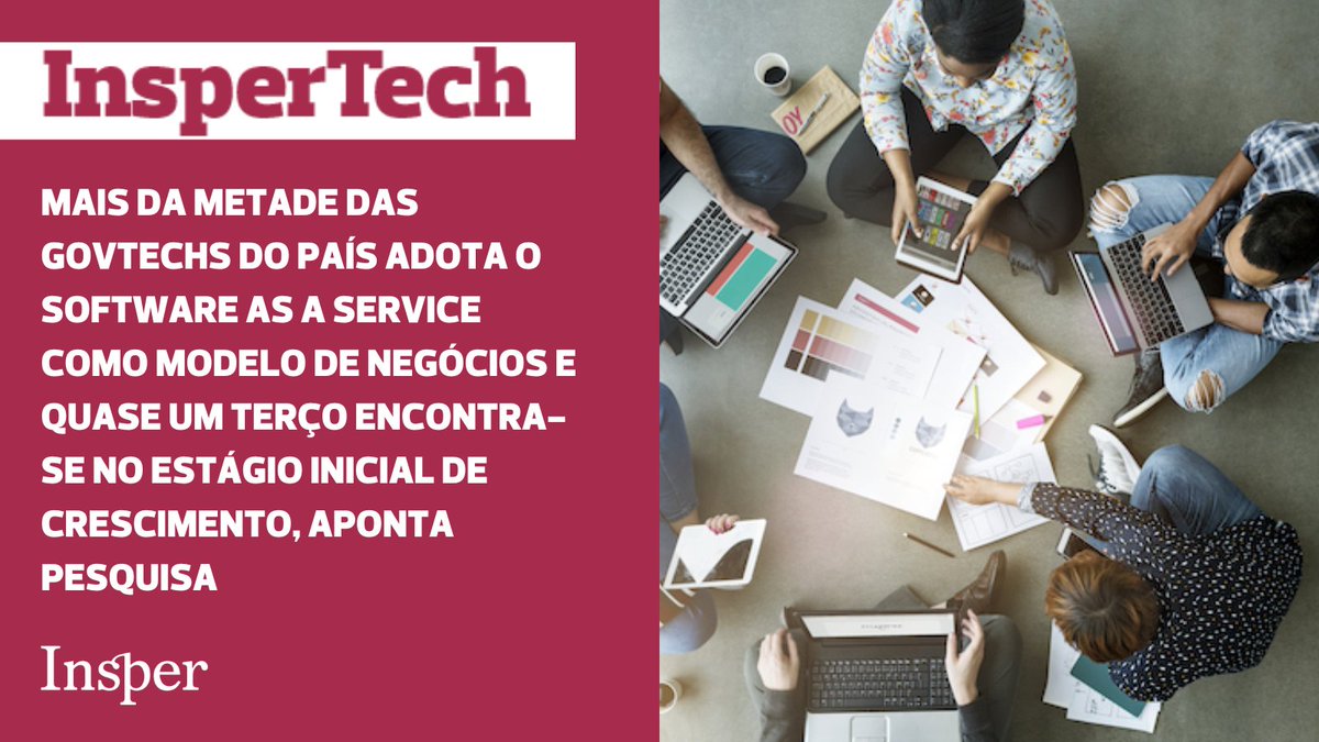 Insper's tweet photo. Startups buscam soluções para os desafios da gestão pública no Brasil.
Confira a matéria completa: https://t.co/upUgY9TEmk
#SomosInsper #Govtechs #Startups #GestãoPública #Brasil https://t.co/8Ao7TXtLir