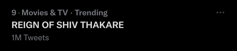 piyushsharmapks's tweet photo. 1Million Again 🔥🔥

First Bb16 Contestant Million Tweet Twice 

#REIGNOF SHIV THAKARE @ShivThakare9 #ShivThakare𓃵 https://t.co/kbui9wmyXm