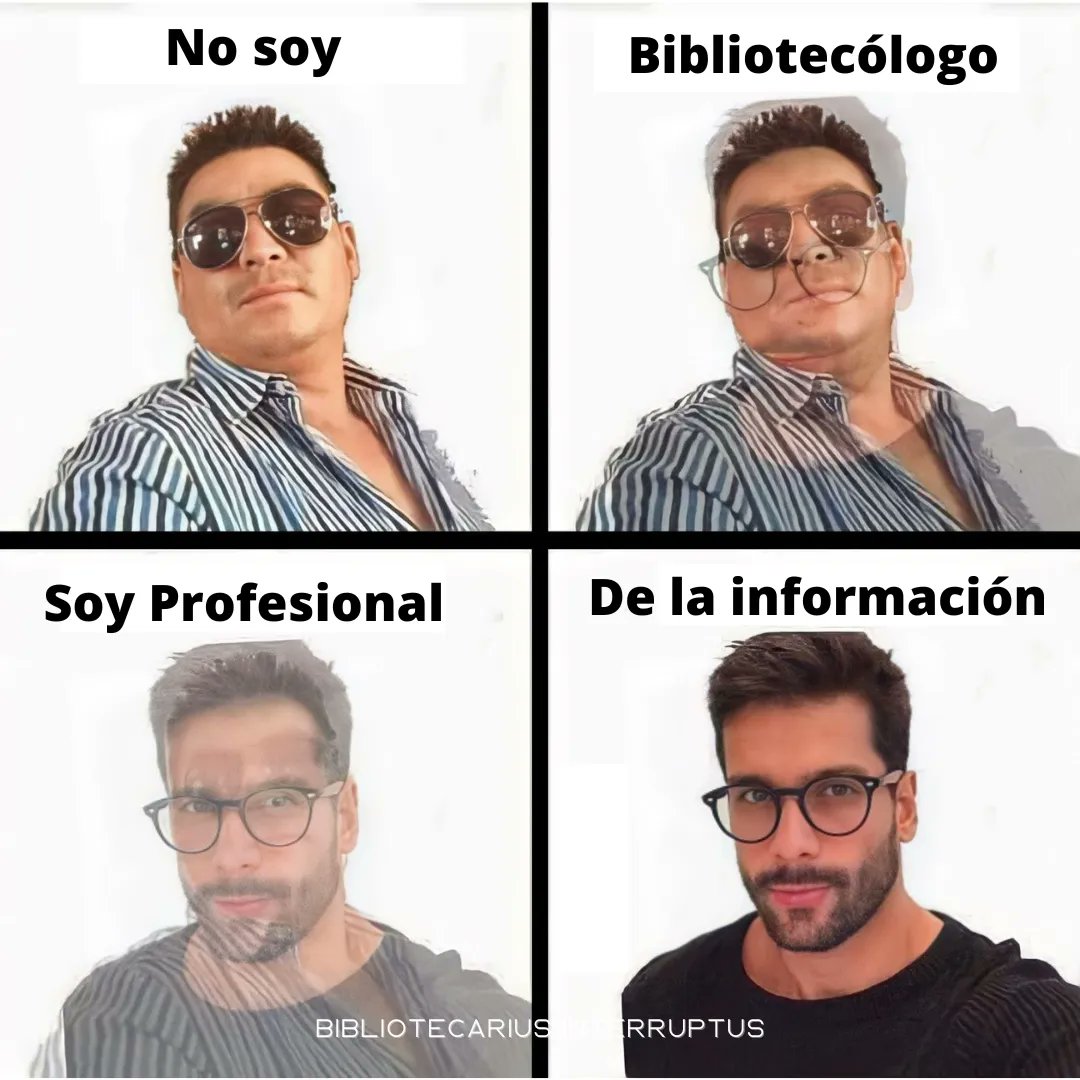 IBibliotecarius's tweet photo. Evolución?
#bibliotecologia #librarian #ProfesionalDeLaInformación https://t.co/aheOt4NJRl