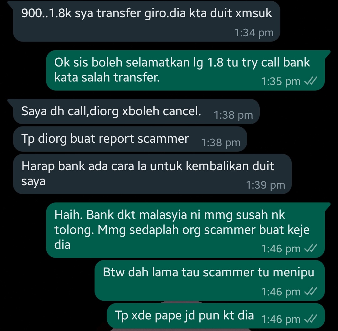 LoveNdya's tweet photo. Update terbaru scammer dah tukar alamat dekat sabah pulak ye. Btw today i dapat text dari victim lain yg dah jd mangsa jugak dgn scammer ni. Peliknya, semua pihak langsung tak dpt buat apa² even polis report pun 😌 https://t.co/gK9QkIQUye