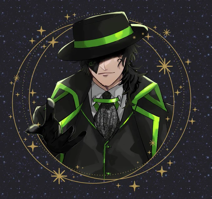 これはうーいSKPが描いてくれたKPアイコンのダミアン 