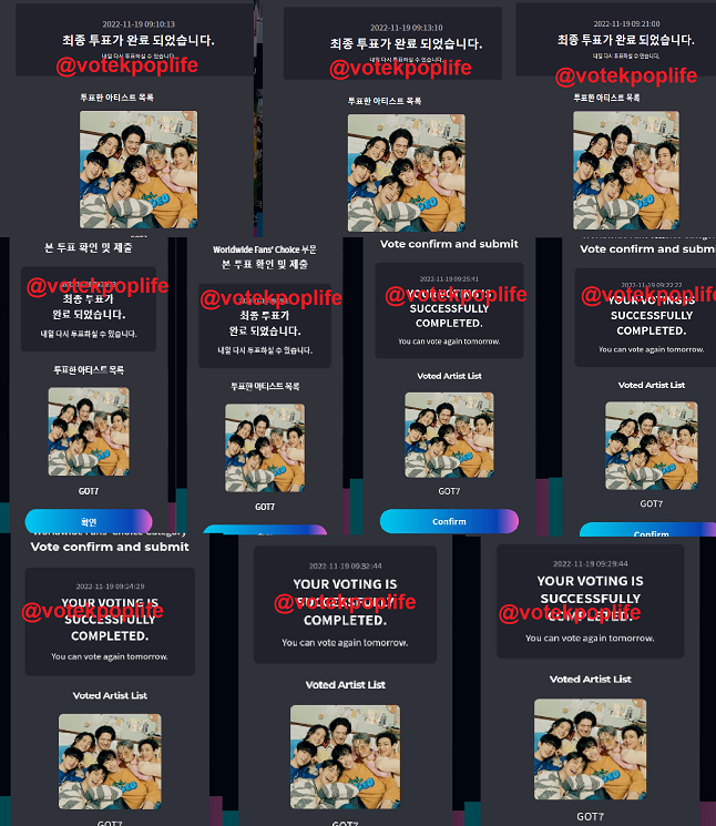 congratulations to Ahgase for winning the poll
evidence of the 10 votes #GOT7

#MAMA2022 #MAMAAWARDS2022