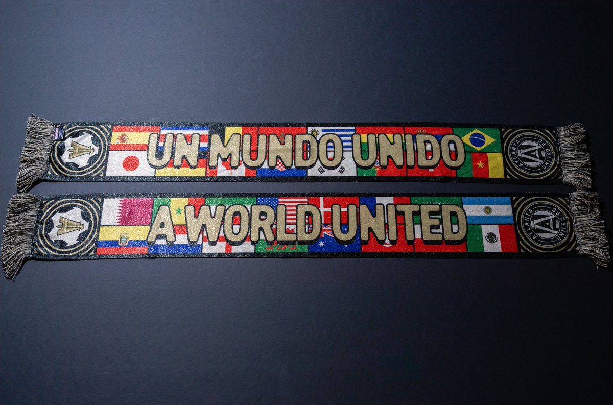 ATLUTD's tweet photo. ‼️GIVEAWAY‼️

In honor of the #FIFAWorldCup starting tomorrow, like and RT for your chance to win our November Scarf of the Month! https://t.co/ebMjYBq6w9