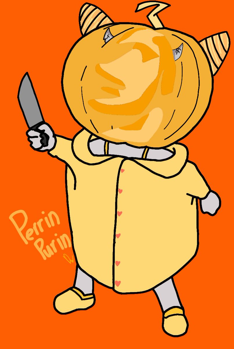 perrinpurin's tweet photo. thank you for Pumpkin Perrin art!! π§‘π
very accurate photo of me during halloween!!!
#PerrinFarts #VtubersEN #Vtuber https://t.co/ivKBgwga1d