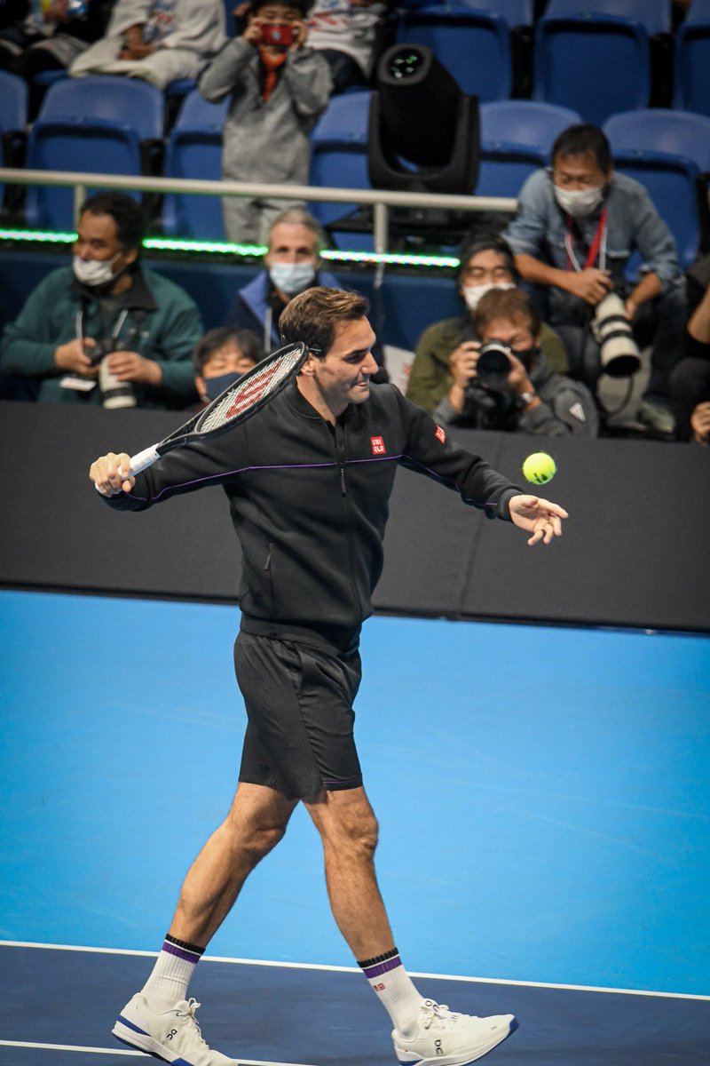 ayumiphotos's tweet photo. 練習中、ボール投げてくれちゃう。
@rogerfederer In Tokyo.
#LifeWearDay2022 https://t.co/K0XMlpos4b