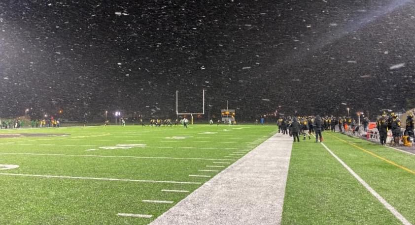 Hearts were broken on the football field last night. <a href="/SniderFB/">Snider Football</a> we are all so proud of you. Amazing young men that fought so hard all season. You are true leaders off the field- love you guys 🖤💛