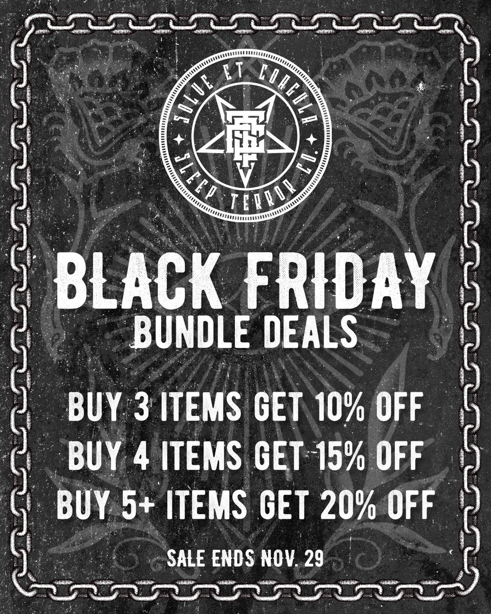 Let’s get Black Friday started right! Three different bundles all of them include Free Shipping.