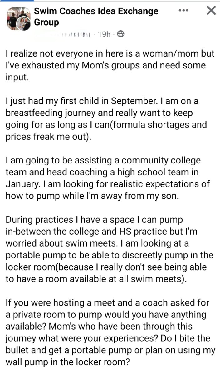 This message was in a coaching group I am a part of. Why is it so difficult to mom and coach? Why are spaces not designed for women? Speaks to the research I am doing with <a href="/eltay24/">Liz Taylor</a> <a href="/allisonbsmith15/">Dr. Allison Smith</a> <a href="/KelsieSaxe/">Kelsie</a>