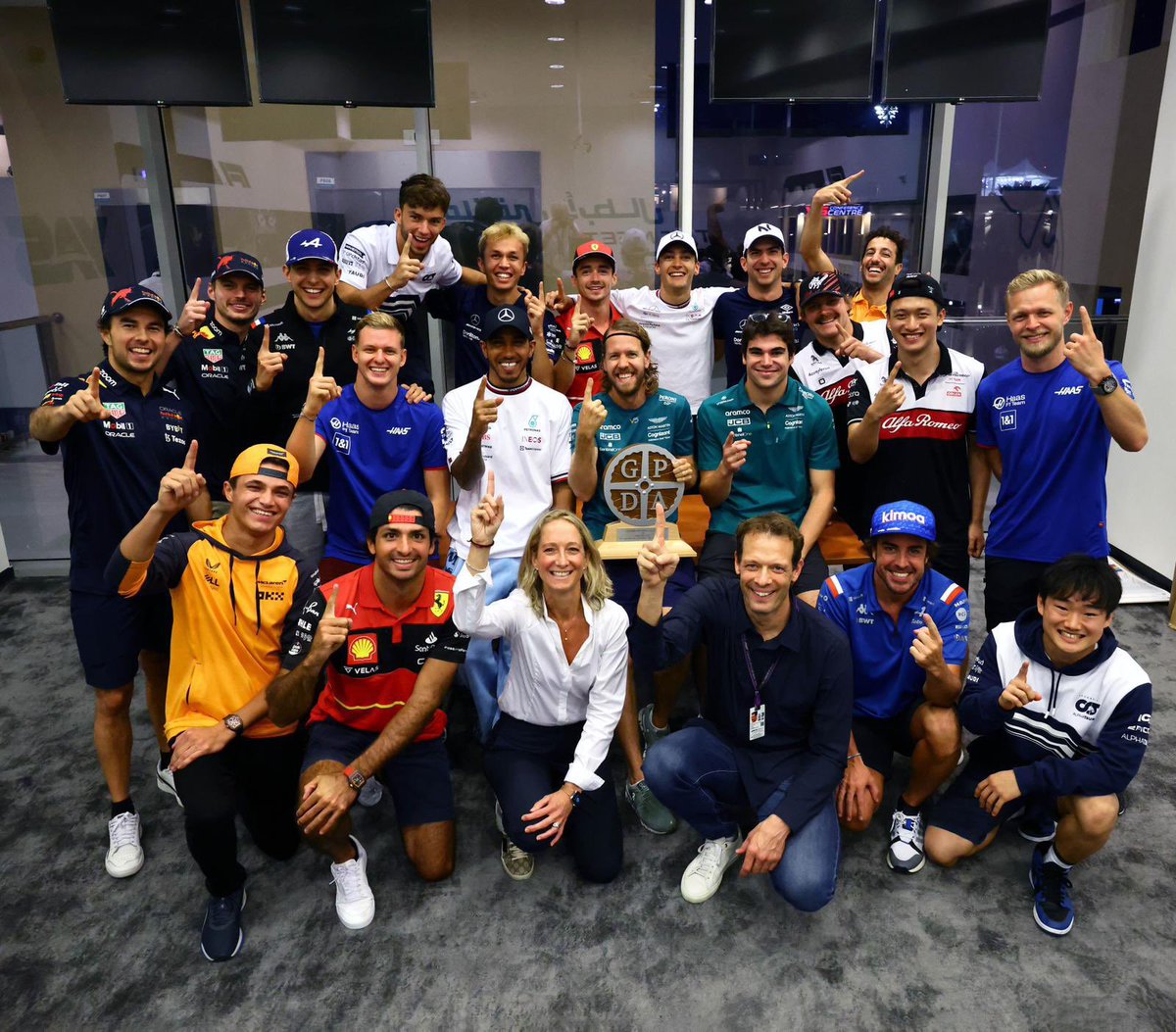 Everyone is a Sebastian Vettel fan.