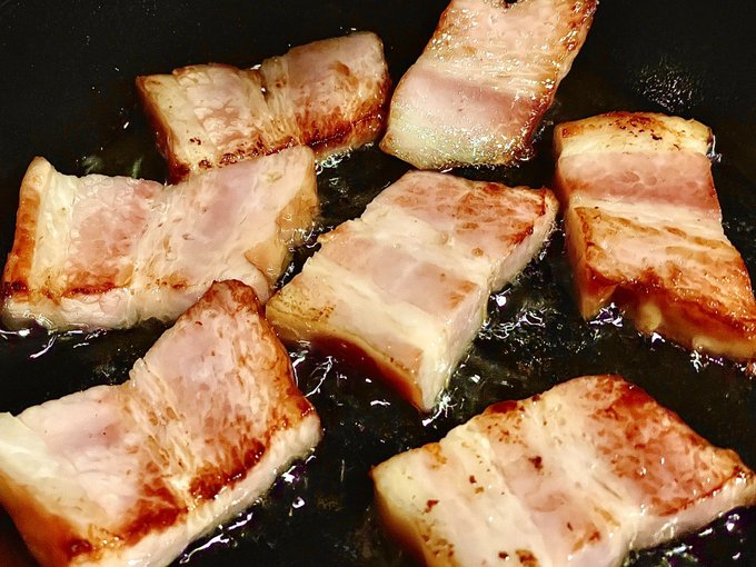 スキレットベーコンからのー!
スキレットナポリタン!
うめえええええ! 