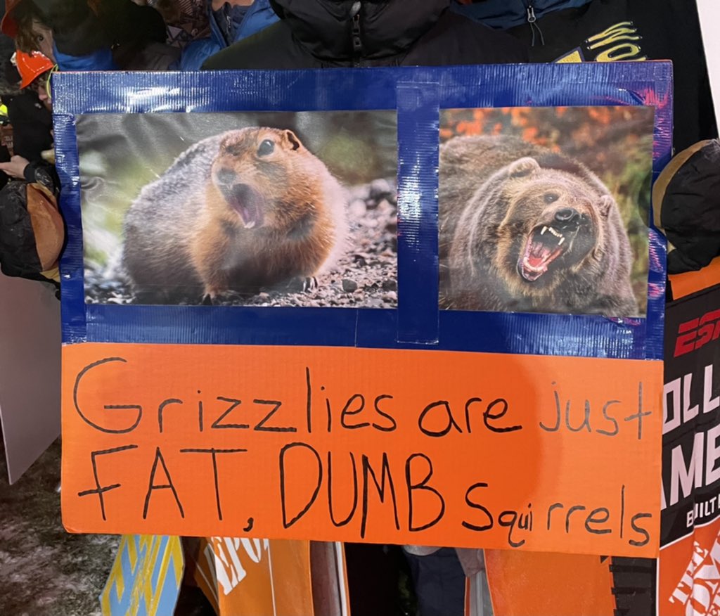 CollegeGameDay's tweet photo. What did squirrels do to you?! https://t.co/1bVCnLTweJ