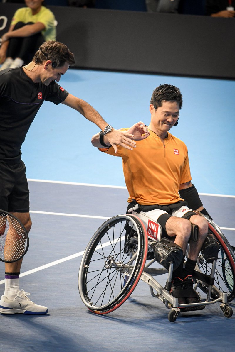 ayumiphotos's tweet photo. Team Legend.
@rogerfederer  and @shingokunieda In Tokyo.
#LifeWearDay2022 https://t.co/cNaDmUmvsB