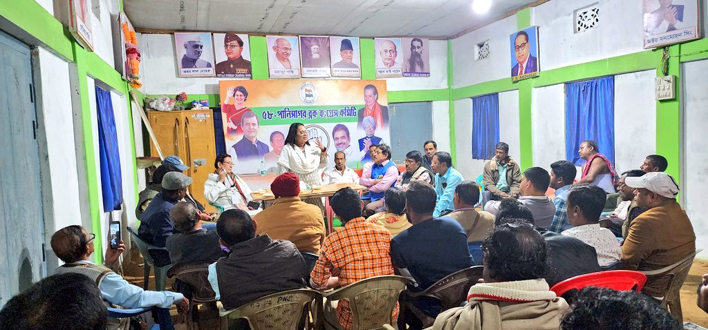 szarita's tweet photo. The day still continues stopped for a block meeting at #Panisagar for mobilisation of #BharatJodoYatraTripura tommorow.Looking forward to a packed day tomorrow.
@drajoykumar @kcvenugopalmp @BirajitSinhaINC @SudipRoy_Barman @Asishsahainc @INCTripura https://t.co/zpKZPoosi2