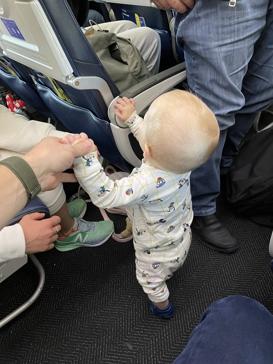 Those people that feel the need to stand the moment the plane comes to a stop…