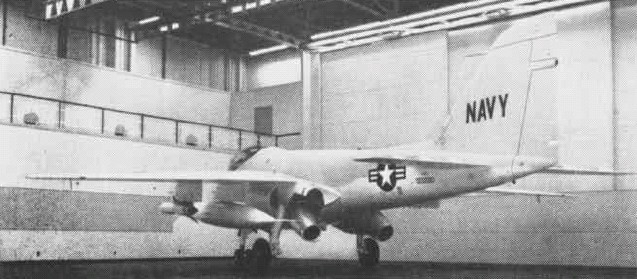 USAS_WW1's tweet image. #AvGeeks #ColdWar #USNavy #OTD: Grumman YA2F-1 (A-6 Intruder) prototype first flew April 19, 1960. 8 built. Note tilt tailpipes per #USMC STOL requirements. A2F-1 had multiple computers for all-weather flying, both firsts on a fighter-size attack plane. 1/