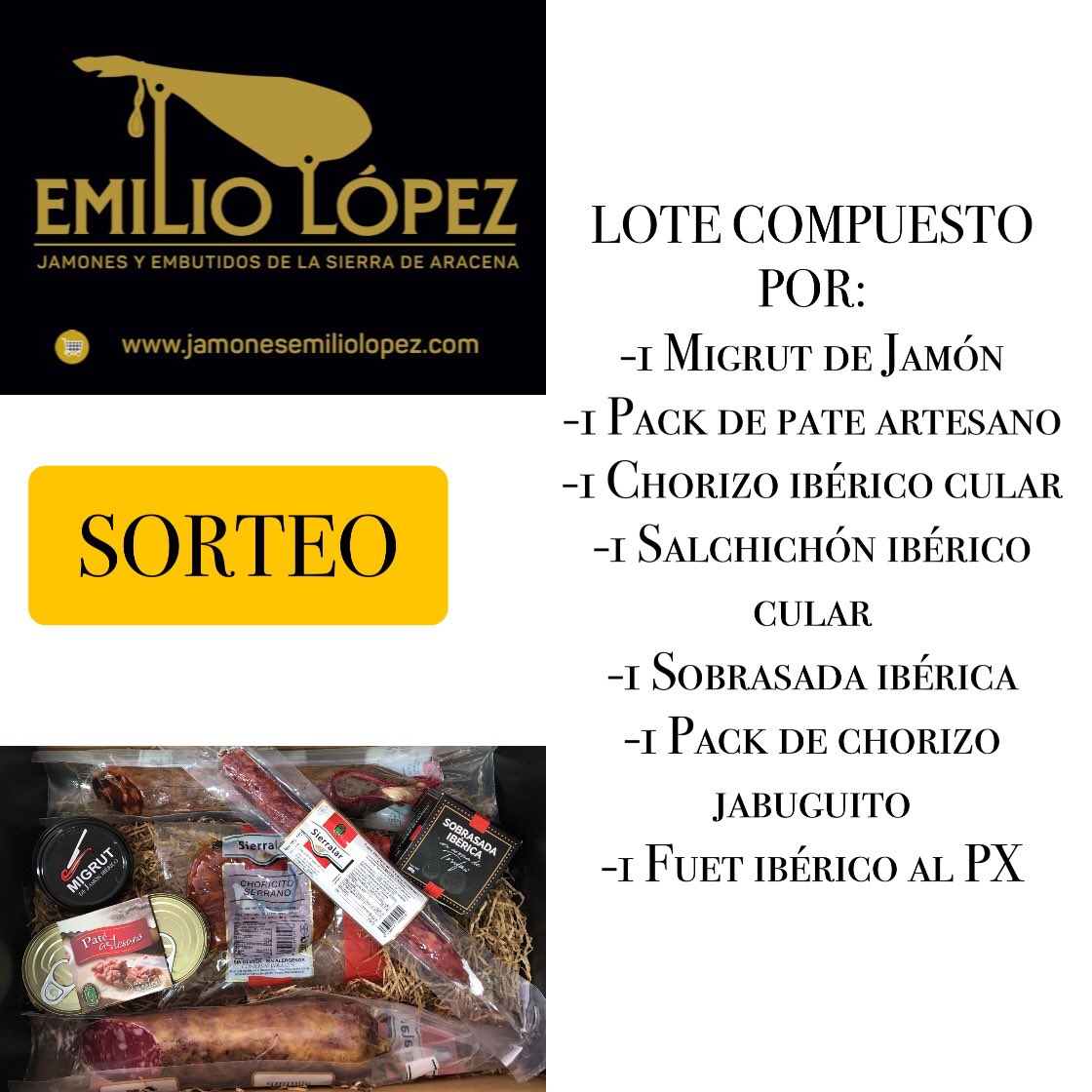 JAMONES Y EMBUTIDOS EMILIO LOPEZ tweet media