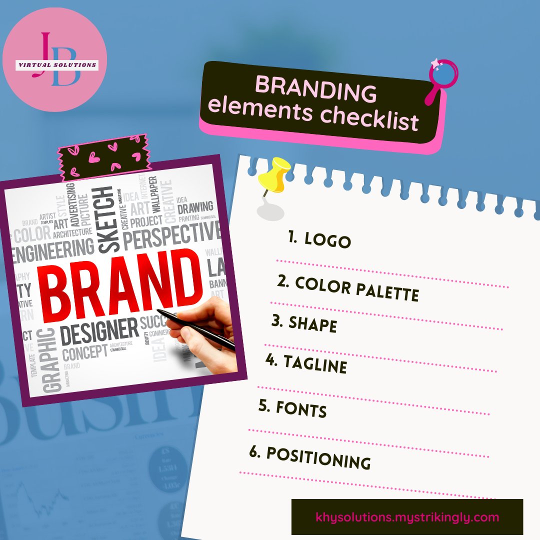 JinkyBangayan's tweet photo. Certain elements are necessary for a solid brand identity and these are non-negotiable!

For more tips and updates, follow me on⬇️⬇️
Facebook Page: https://t.co/PmVlBEXJjO
Instagram: https://t.co/142whph07H

#branding
 #branding101
 #brandingdesign
 #brandingagency https://t.co/7XN3ebKoX2