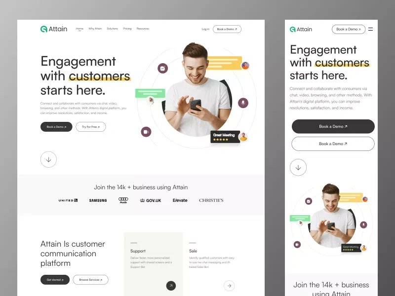 uihutofficial's tweet photo. Customer Communication Platform Website
https://t.co/Tl73Zi6MYo
Attain is a customer communication platform.
#CustomerCommunicationPlatformWebsite #CustomerCommunicationPlatform #CustomerCommunicationWebsite #CommunicationWebsite #livechatsoftware #emailmarketing #business #uiux https://t.co/9Vkyo5YXZF