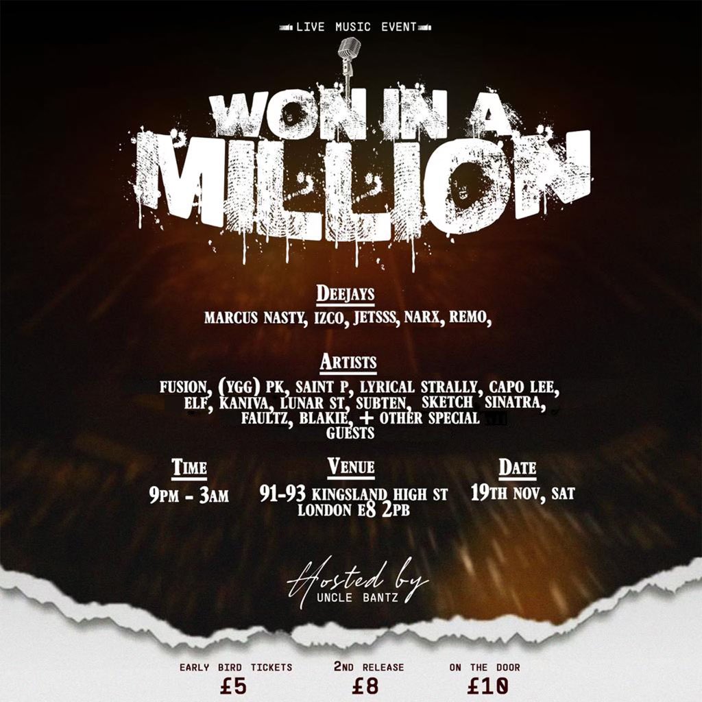 TheReal__PK's tweet image. TONIGHT WE CELEBRATE 🎉🎉

WON IN A MILLION VOLUME 2 🎉🎉

DALSTON DEN 📍- LONDON 🇬🇧 

9PM - 3AM 🕐 NO ID NO ENTERY 🔞

TICKETS AVAILABLE - ra.co/events/1611608… 🎟