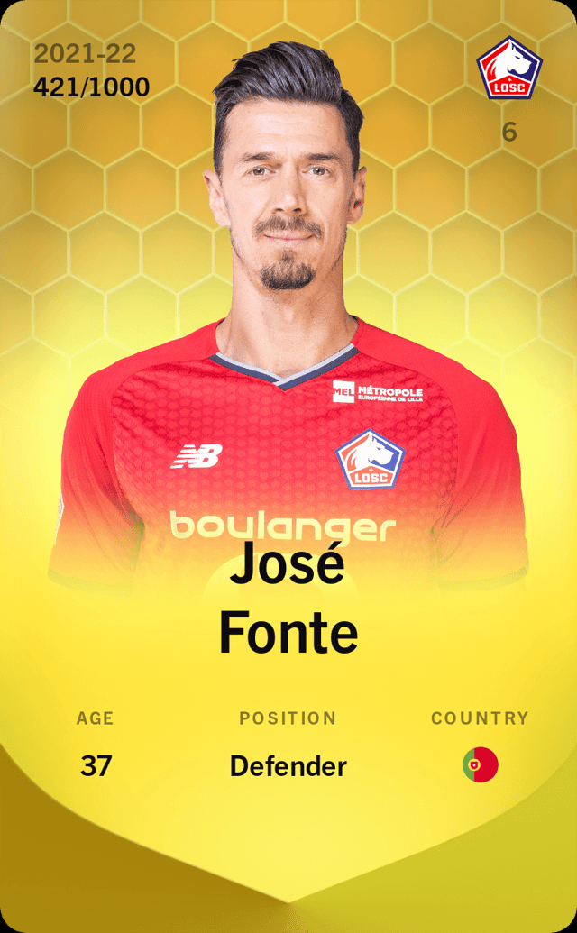 RzhGames's tweet photo. 𝗖𝗼𝗻𝗰𝗼𝘂𝗿𝘀 𝗦𝗼𝗿𝗮𝗿𝗲 

🎁Ce bon vieux José Fonte à gagner 

Pour participer :
👉 RT le tweet + Follow

T.A.S le 26/11 🍀

#NFTGiveaways #Sorare #Concours #RT #ETH https://t.co/1UzioDBcLD
