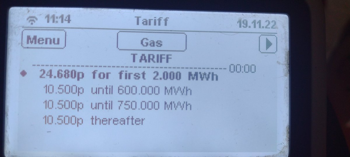 So I put my heating on for exactly 5 mins and cost me 50p this doesn't seem right 🤬👇