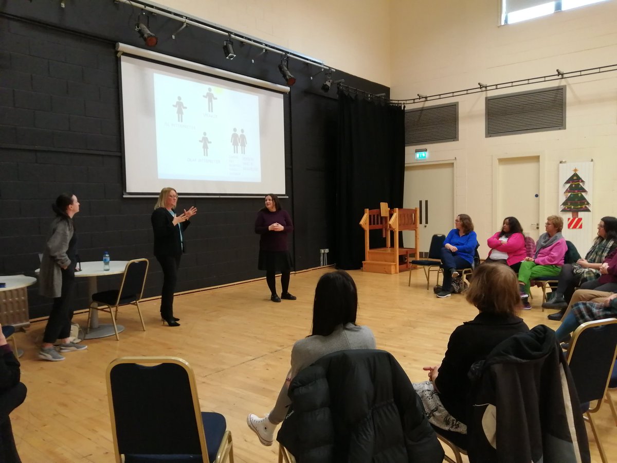 SLIS_Ireland's tweet image. SLIS&apos;s CPD on &quot;Interpreting for #Deafblind People&quot; have just commenced! The trainers for this morning are Deirdre Leech &amp;amp; Sorcha Nally from @annesullivandb

#SLISCPD #CPD #IrishSignLanguage #islinterpreter

@RegisterISLI @IrishDeafSoc @cisli_ireland