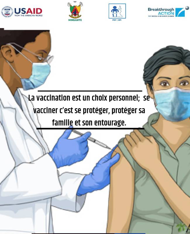 We are into day 2 of the 5th round of vaccination campaign against Covid-19 in Cameroon. Getting vaccinated is a choice you won't regret. 

What are you waiting for?

#EndCovid237 
#ABCFreeCovid19 
#StopCovid19
#EndCovid22 
#StopCovid237 
@pevcameroun @MinsanteCMR @BloggersCM