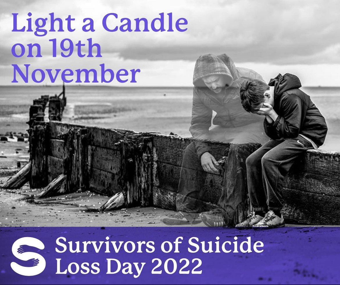 Gemmacross13's tweet photo. Today is survivors of suicide loss day, thinking of those left behind, @SOBScharity  are encouraging us all to light a candle today to show our love, support and understanding to those bereaved by suicide. 
#BereavementBySuicideIsDifferent 
#SOBS
#LightACandle #ThoseLeftBehind https://t.co/CenZtiqUzg