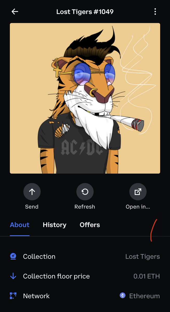 CryptoLuscian's tweet photo. I dunno if anyone has found any #LostTigers, but if you happen to see this oneβ¦ This oneβs mine π«Άπ» #NFTs #NFTCommmunity #NFTfamily ππ»π₯ππ»π₯ππ»π₯ππ» https://t.co/MdKwK2UUxI
