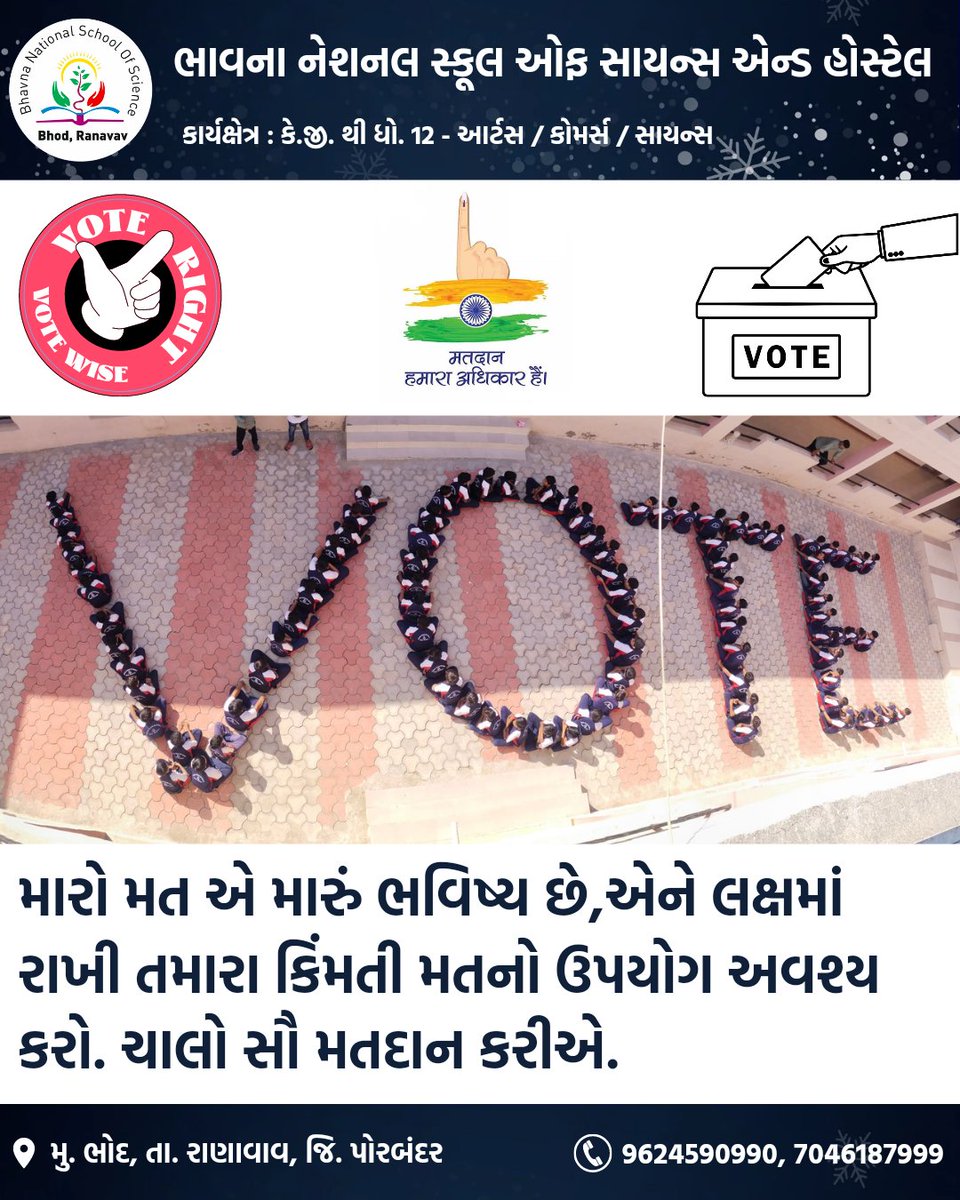 BhavnaSchool's tweet photo. #votewisely
#votehonestly https://t.co/TYLE55wkb7