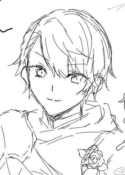すごい程にプセ何も描いてないんだけど絵チャで描いた司くんだけがあった(それでいいのかお前は) 