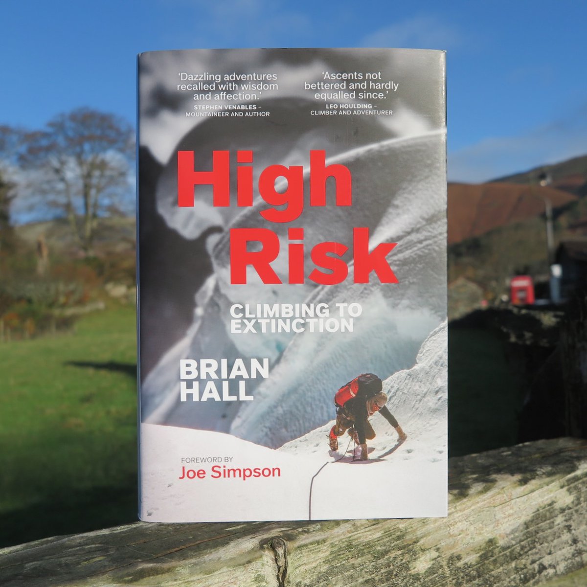 SReadBooks's tweet photo. Congratulations to @brianphall! Joint winner of this year's #BoardmanTasker Award for Mountain Literature with #HighRisk: Climbing to Extinction @sandstonepress https://t.co/93WnzVug4K https://t.co/rXJnlA401E