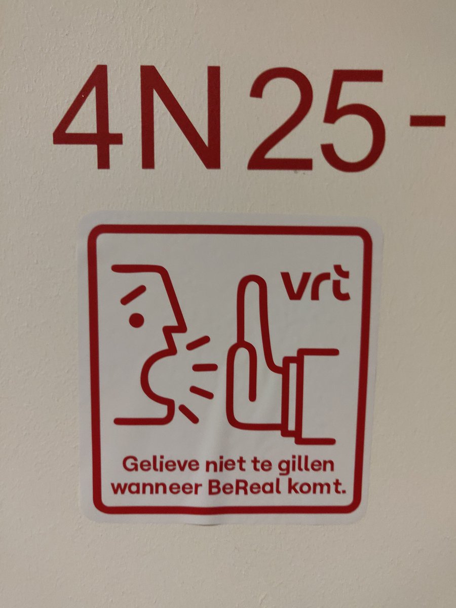 Nu, wil ik toch eens weten wat hieraan voorafgegaan is? <a href="/VRT/">VRT</a> #bereal