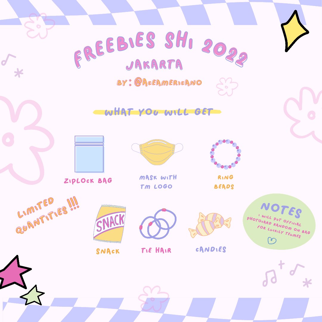 ACEamericano's tweet photo. TEU-HA!!!! 
i will give fan support freebies for #SHI2022 #SaranghaeyoIndonesia2022 in Jakarta 

✧ rt/like this tweet very appreciated
✧ first come, first get
✧ limited quantity! 
✧ lets be ma mutuals😈 

see u teumes! 💜 https://t.co/mreP6yLp1s