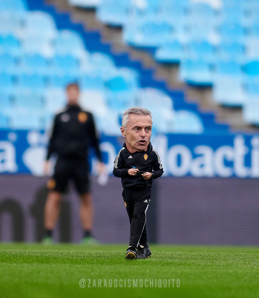 Hoy vuelve el fútbol a La Romareda, hoy comienza la liga de Escribá. Yo lo tengo claro, me subo a este carro desde ya. #EscribáChiquito #RealZaragozaMalaga