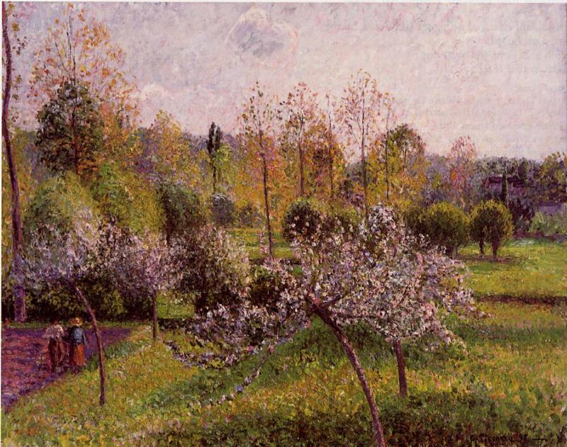 artpissarro's tweet photo. Flowering Apple Trees, Eragny, 1895 #camillepissarro #danishart https://t.co/Uw90KS9fSn https://t.co/WoRJMViTA4