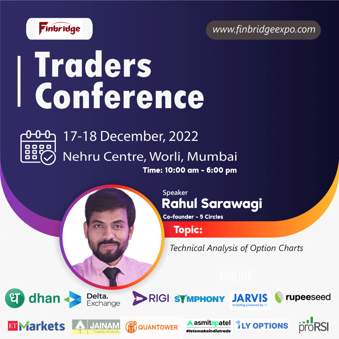 FinbridgeExpo's tweet photo. Rahul Sarawagi, Co-founder - 5 Circles, will be speaking at #TradersConference 2022. He will be presenting on "Technical Analysis of Option Charts." #Date: 17-18 December. ☑️https://t.co/0qiAaBIIt2
#Finbridge 2022, #StockMarketindia #OptionsTrading https://t.co/agLm6qUN56
