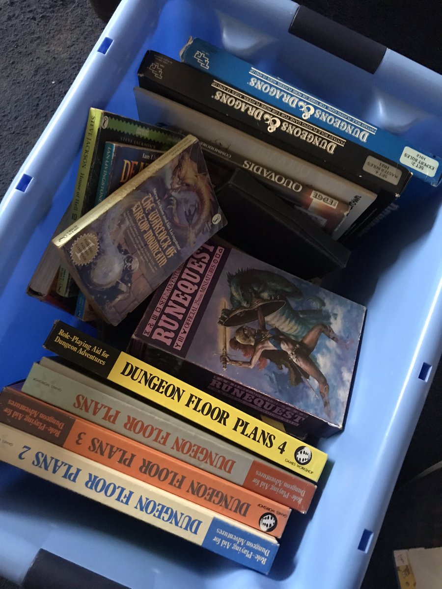 Helping a friend clear out a loft and this box just fell open. Unclear who the owner is and whether they want the contents but I did mention the business of the fee for my assistance…