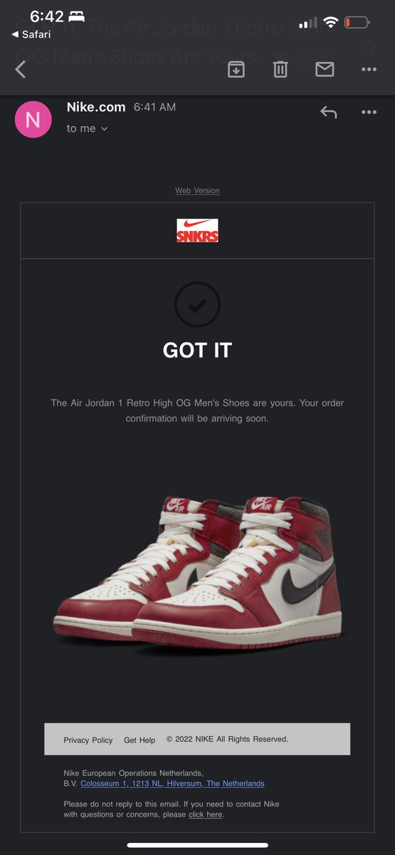 gencanlam's tweet photo. @KicksDealsCA Wow is this real? This is my first hit since the Air Max 1 “The Six” in 2018 https://t.co/RG5Fuqfkaq