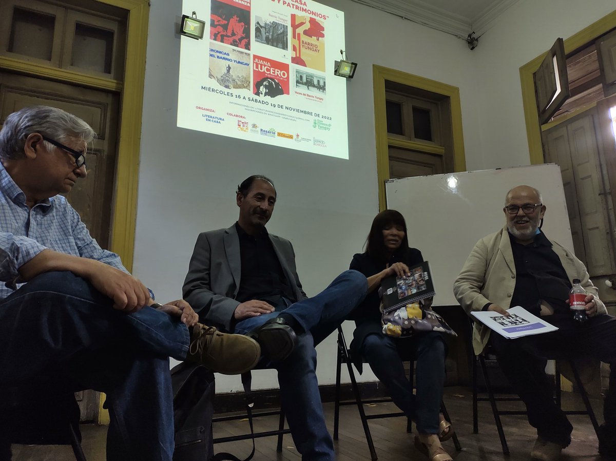 pepeosorioc's tweet photo. Coordinando Literatura en Casa, en @Barrio_Yungay.
1a lectura con escritores/as Martín Martin Faunes, Sergio Rodríguez Saavedra, Ivonne Gutierrez, Francisco Zañartu y María Eugenia Góngora.
Hermosa conversación recorriendo sus obras literarias en @JVBarrioYungay.
16 de noviembre. https://t.co/RTRB8At9O3
