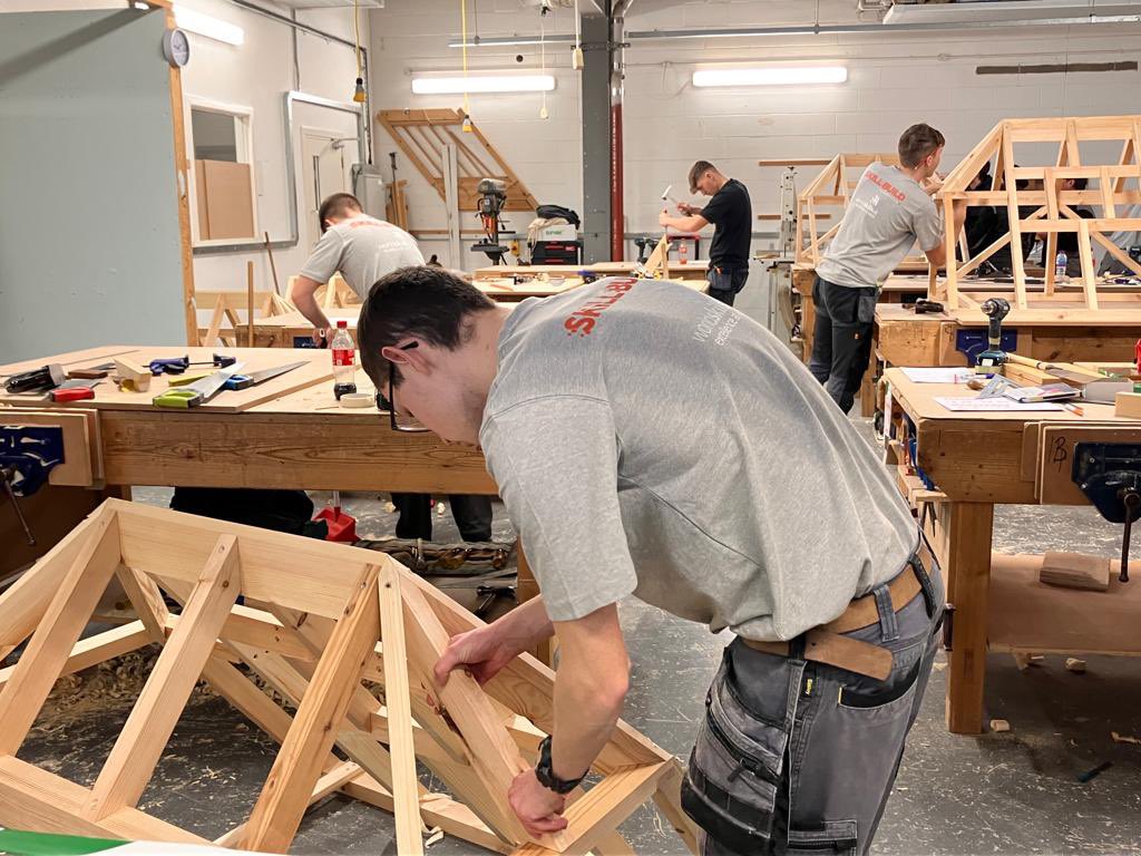 KenyaMissionUK's tweet photo. Our team dropped by Edinburgh College @Edinburghcoll for a peak at the skills national finals, with Bricklaying, joinery, Painting and Decorating, Landscaping, Carpentry, Stonemasonry among the disciplines being adjudicated. Some topics to delve deeper on in our own TVETS. https://t.co/iHStLIN7MD