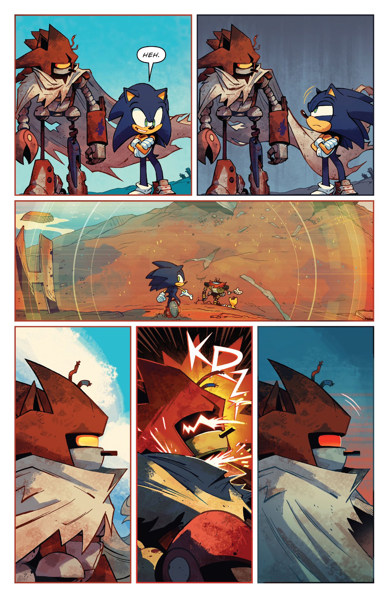 Mecha Sonic (Sonic the Hedgehog) - IDW Publishing